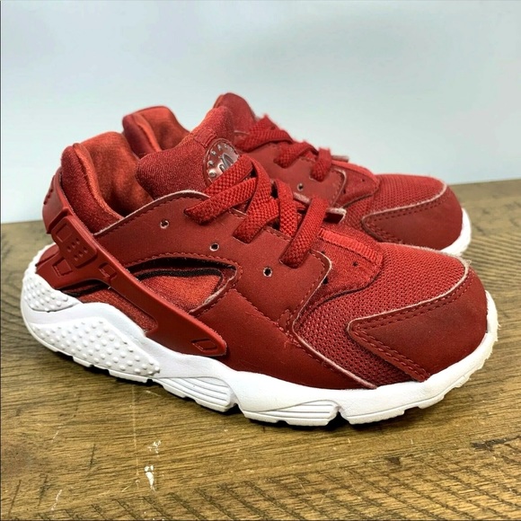 Nike Other - Nike Boys Air Huarache Run 704958-016 Red Shoes